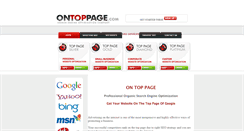 Desktop Screenshot of ontoppage.com